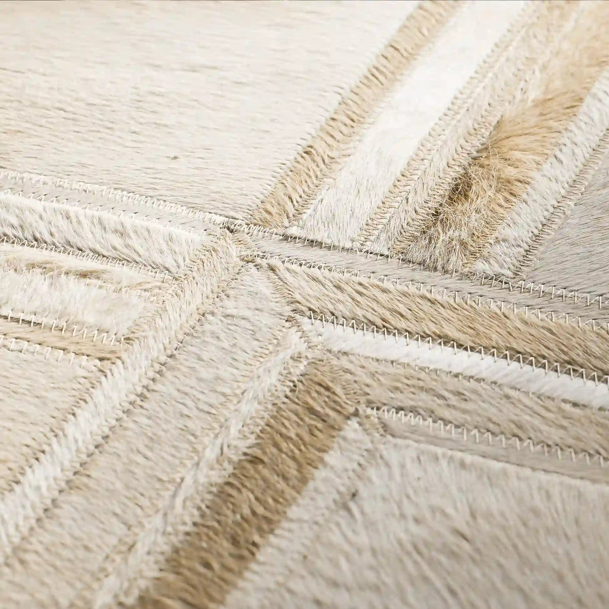 Greer Natural Hair-on-Hide Rug Round Carpet For Living rooms Dining Spaces Bedrooms