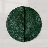 Riggs Modular Marble Circular Coffee Table Natural Stone Cocktail Table Sofa Center Tea Table