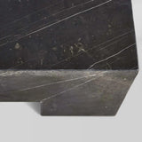 Brooklyn Black Marquina Marble Coffee Table Stone Cocktail Table Rectangle Sofa Center Tea Table