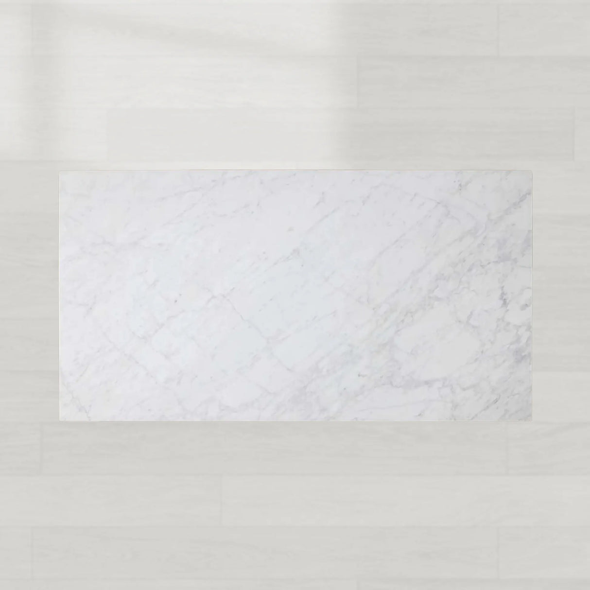 Cinzia Rectangle Stone Coffee Table Natural Marble Cocktail Table Plinth Base Sofa Center Tea Table