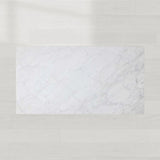 Cinzia Rectangle Stone Coffee Table Natural Marble Cocktail Table Plinth Base Sofa Center Tea Table