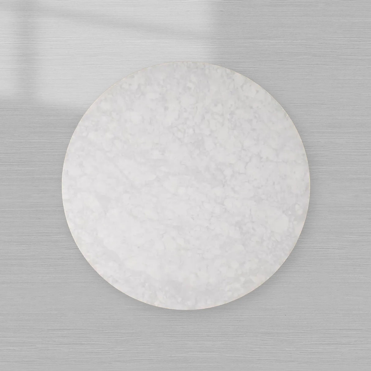 Cinzia Natural Marble Round Coffee Table Stone Cocktail Table Plinth Base Sofa Center Tea Table