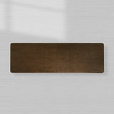 Warby Wood Extension Dining Table with Two 18" Leaves Mocha Finish