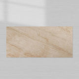 Ilaria Stone Coffee Table Beige Coralle Marble Pedestal Cocktail Table Living Room Center Tea Table