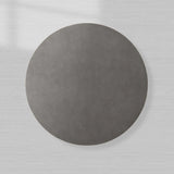 Malone Round Plinth Coffee Table Leather Cocktail Table Modern Living Room Center Tea Table