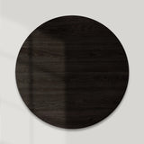 Finnley Round Wood Coffee Table Modern Sofa Center Tea Table with Reeded Detailing