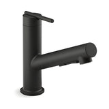 Crue Pull-Out Kitchen Mixer Brushed Brass