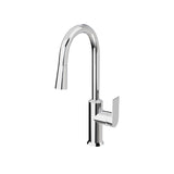 Taut Pull Out Spray Kitchen Mixer Polished Chrome/Matte Black