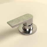 BIANCA SHOWER MIXER 80MM PLATE GUN METAL