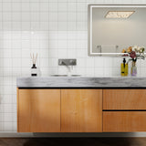 Opal Wall Basin/Bath Mixer 160mm Graphite