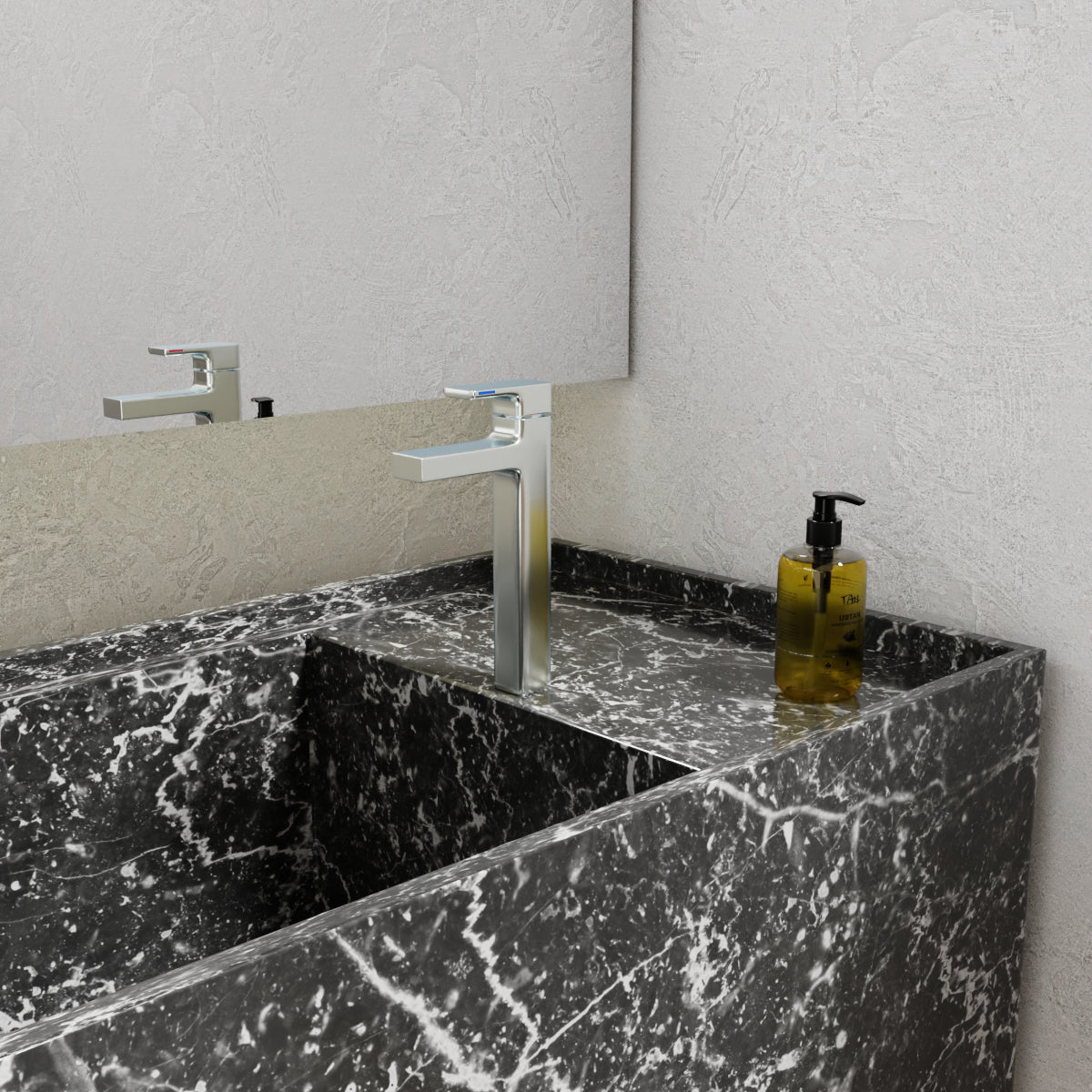 Strayt Tall Basin Mixer -Polished chrome