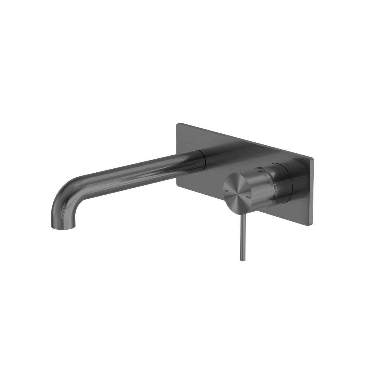 MECCA WALL BASIN/BATH MIXER 260MM GUN METAL