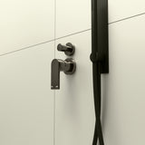 Bianca Shower Mixer With Divertor Separate Back Plate Gun Metal