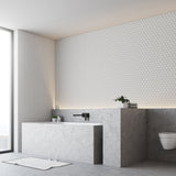 Ecco Wall Basin Mixer Matte Black