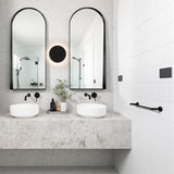 Dolce Wall Basin/Bath Mixer Separate Back Plate Brushed Nickel