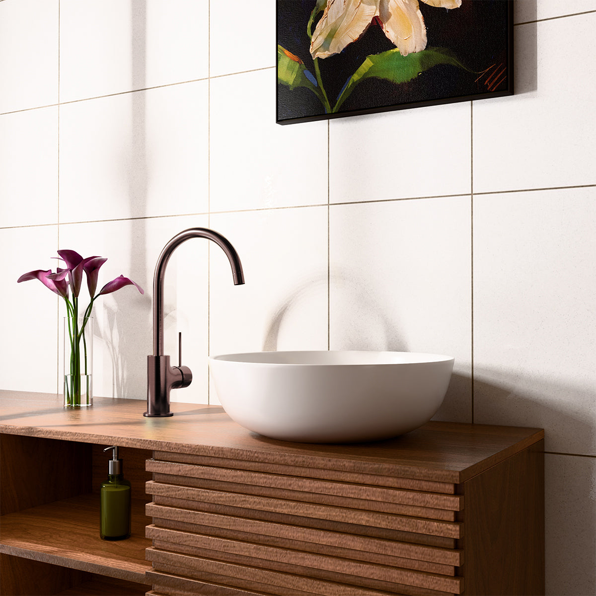 Mecca Kitchen Mixer Brushed Bronze