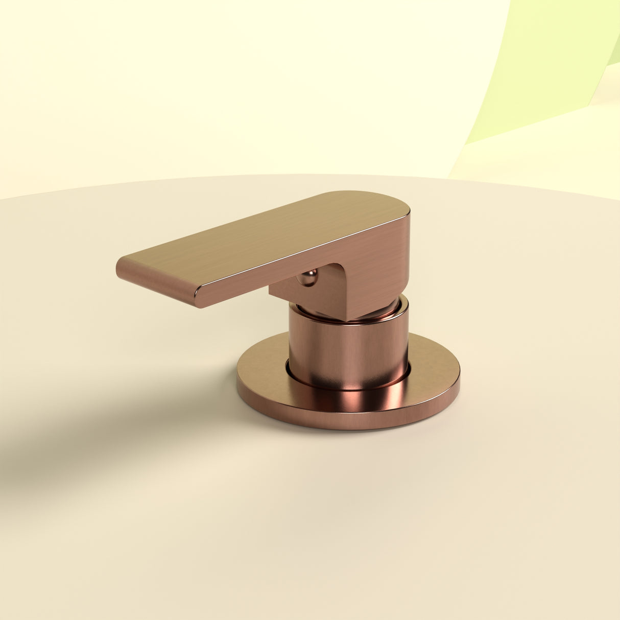 BIANCA SHOWER MIXER 80MM PLATE BRUSHED BRONZE