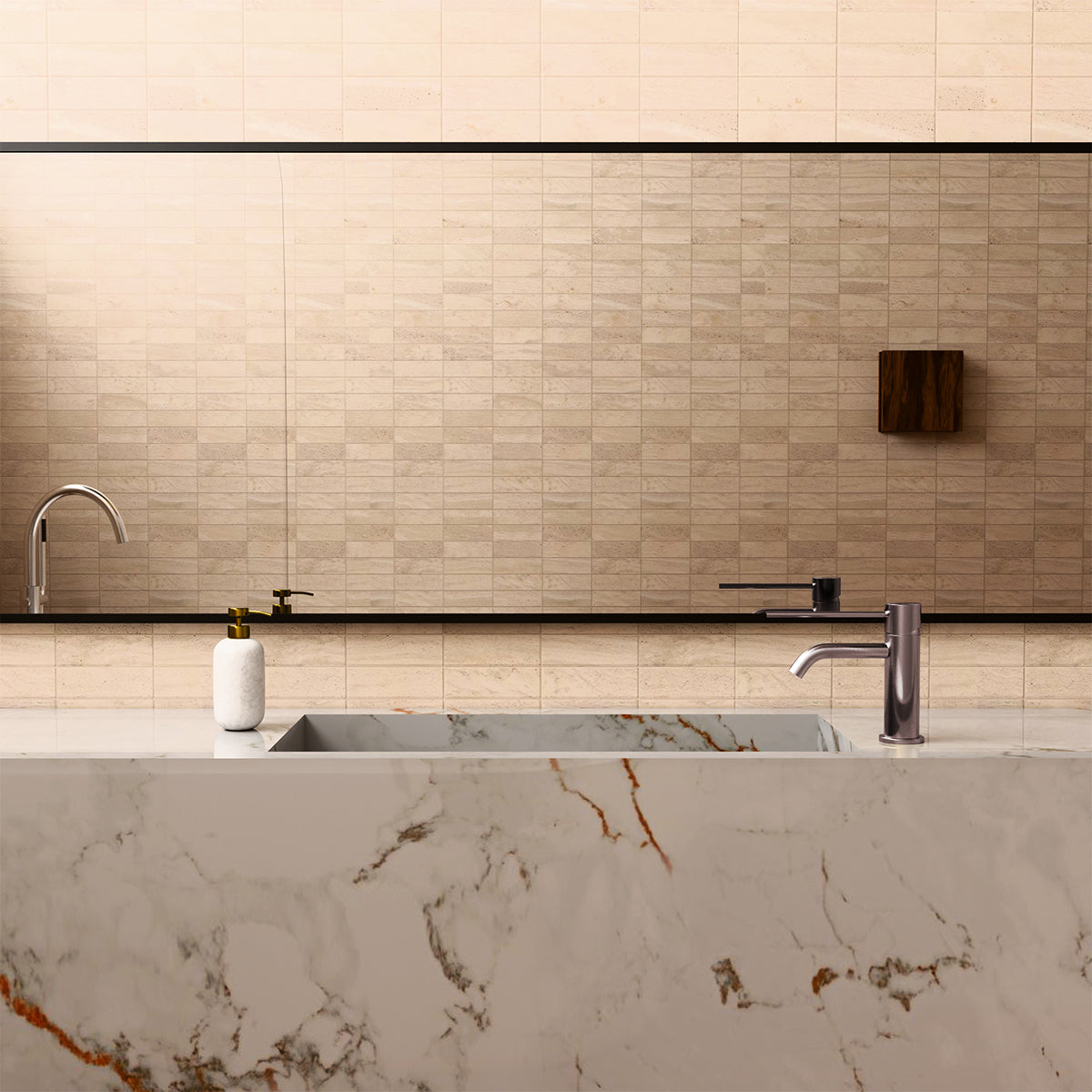 Mecca Care Basin Mixer Brushed Bronze