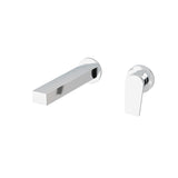 Taut Wall Mount Basin Mixer - Polished Chrome