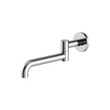 MECCA WALL MOUNTED SWIVEL BATH SPOUT ONLY 225MM CHROME