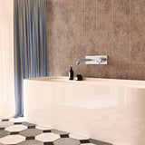 Mecca Wall Basin/Bath Mixer 230mm Brushed Nickel