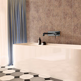 Mecca Wall Basin/Bath Mixer 120mm Matte Black