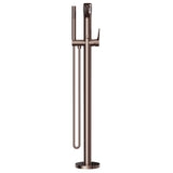 Bianca Freestanding Bath Mixer With Hand Shower Brushed Bronze