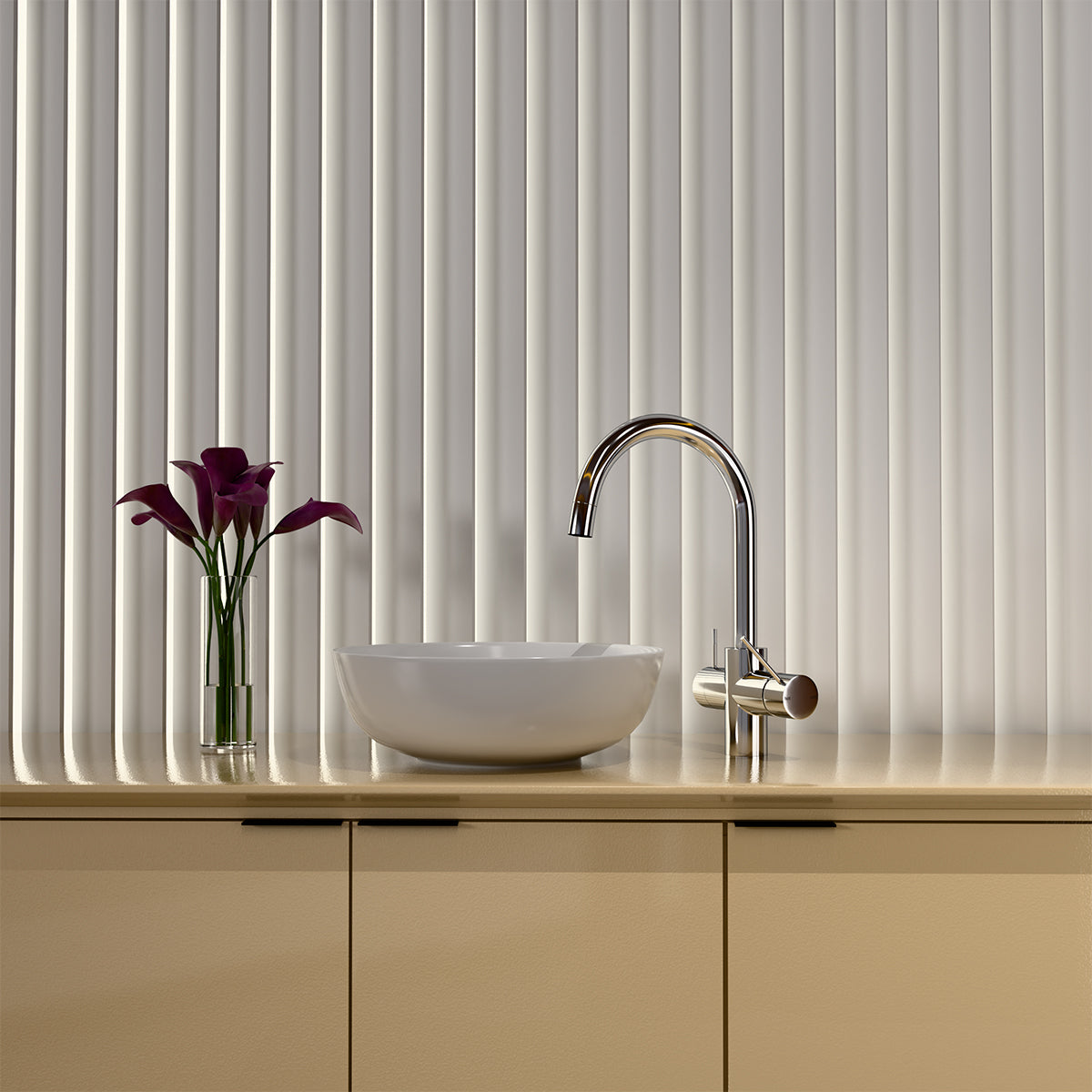 Mecca 3 Way Filtered Mixer Tap Chrome