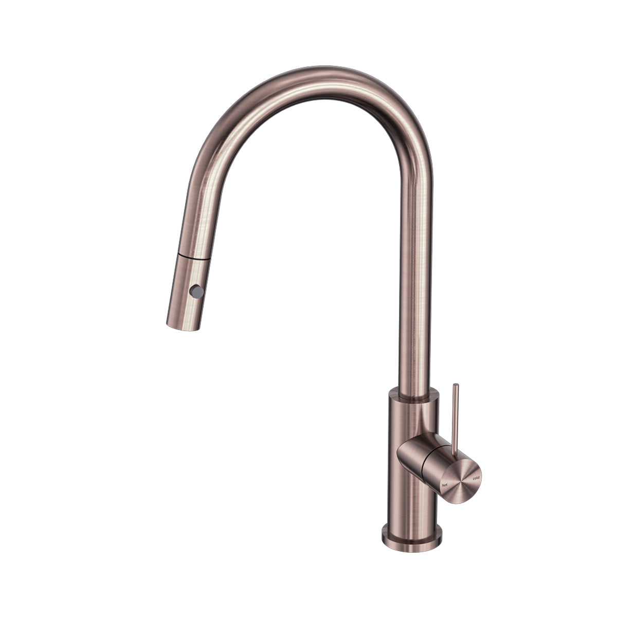 Mecca Pull Out Sink Mixer With Vegie Spray Function Brushed Bronze