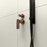 Bianca Shower Mixer With Divertor Separate Back Plate Brushed Bronze