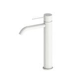 Mecca Tall Basin Mixer Matte White