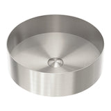 OPAL ROUND 400MM STAINLESS STEEL BASIN BRUSHED NICKEL