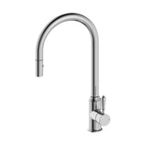 York Pull Out Sink Mixer With Vegie Spray Function With Metal Lever Chrome