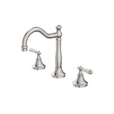 York Basin Set With Metal Lever Brushed Nickel