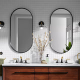 Essential 20"x 40" Capsule Decorative Mirror