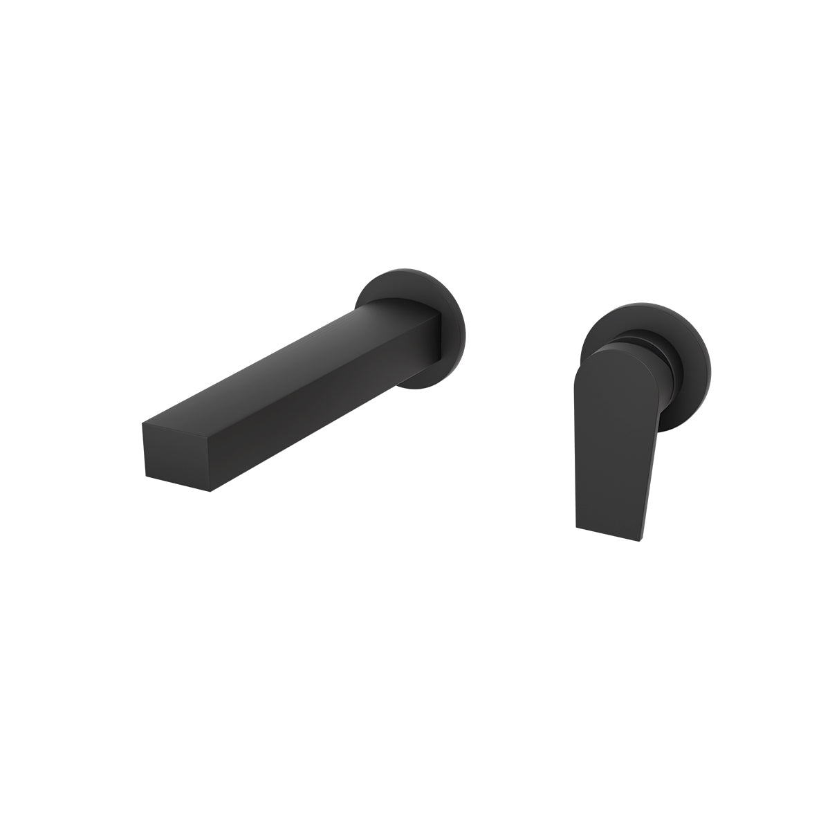 Taut Wall Mount Basin Mixer-Matte Black