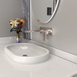 Bianca Wall Basin/Bath Mixer 230mm Brushed Nickel
