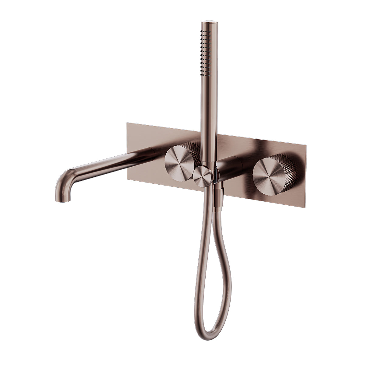 Opal Progressive Shower System With Spout 250mm Brushed Bronze