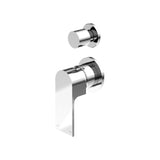 Bianca Shower Mixer With Divertor Separate Plate Chrome