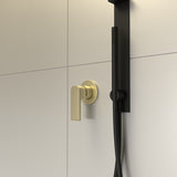 BIANCA SHOWER MIXER 80MM PLATE BRUSHED GOLD