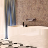 Mecca Wall Basin/Bath Mixer 185mm Brushed Bronze