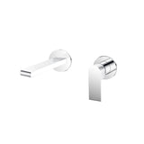 Bianca Wall Basin/Bath Mixer Separate Back Plate 187mm Chrome