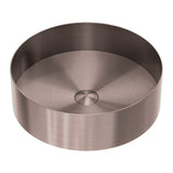 OPAL ROUND 400MM STAINLESS STEEL BASIN BRUSHED BRONZE