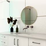 Mecca Wall Basin/Bath Mixer Swivel Spout 225mm Brushed Bronze