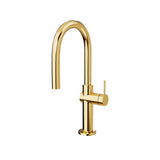 Crue Kitchen Mixer Brushed Brass