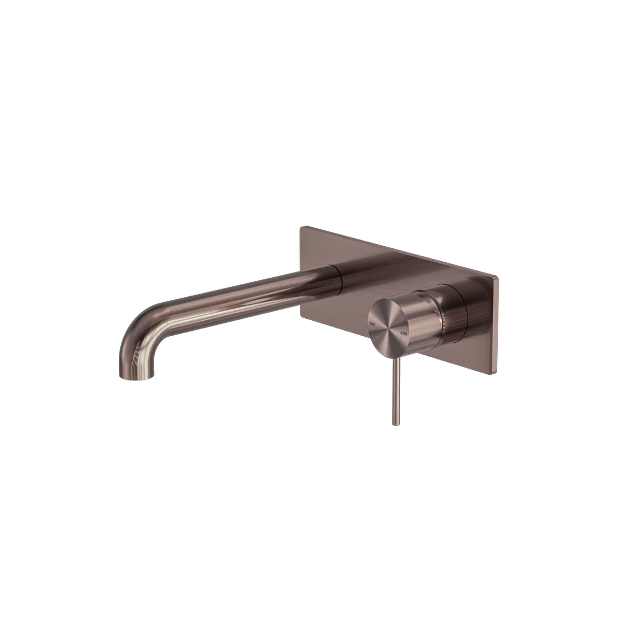Mecca Wall Basin/Bath Mixer 120mm Brushed Bronze