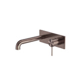 Mecca Wall Basin/Bath Mixer 120mm Brushed Bronze