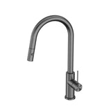 Mecca Pull Out Sink Mixer With Vegie Spray Function Gun Metal