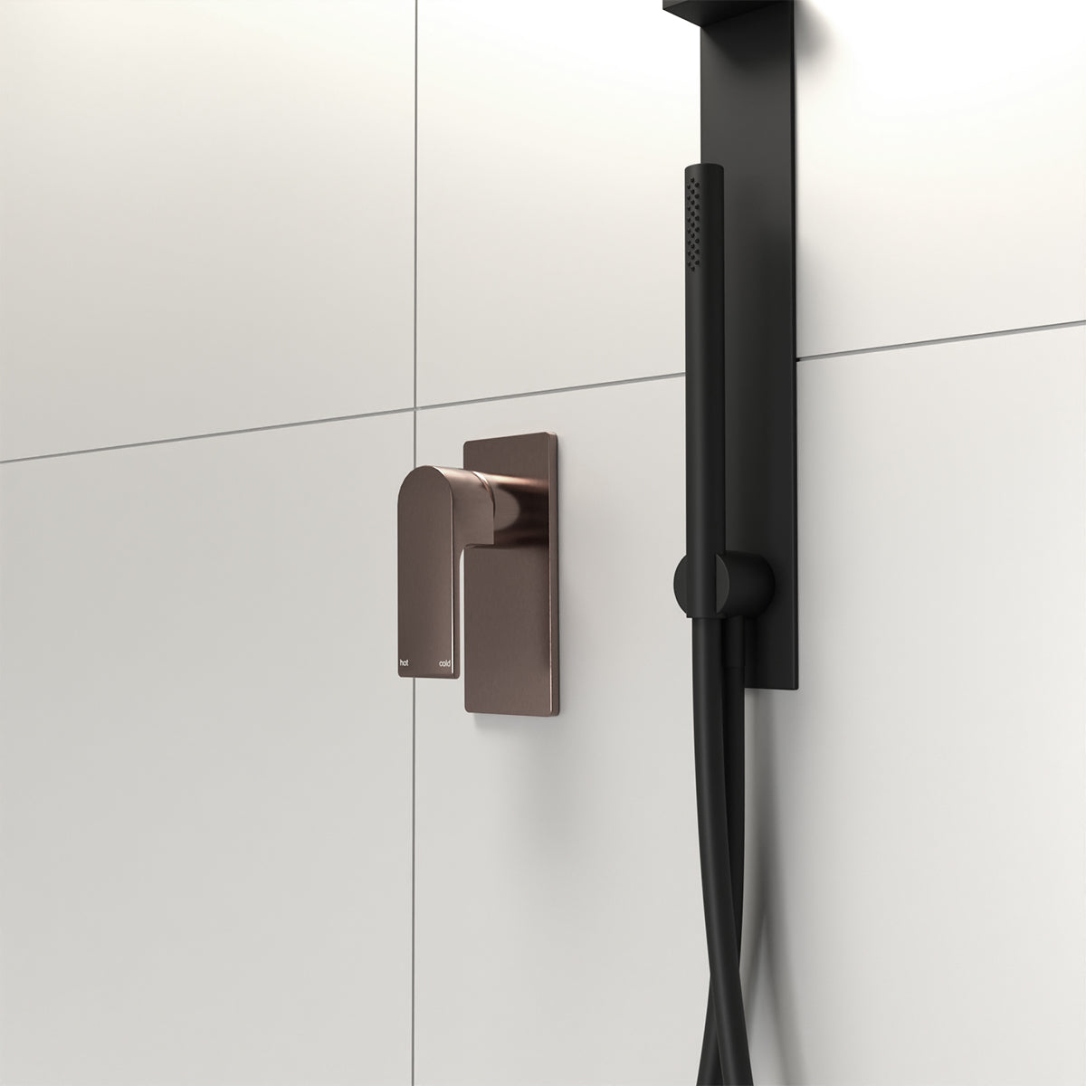 BIANCA SHOWER MIXER BRUSHED BRONZE