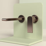 Bianca Wall Basin/Bath Mixer Separate Back Plate 230mm Brushed Bronze